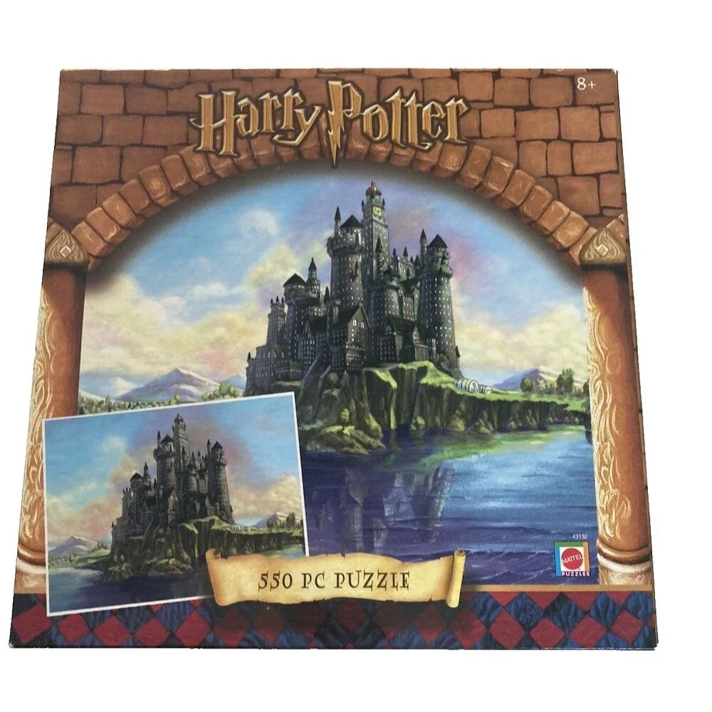 Vintage 2001 Harry Potter Hogwarts Castle 550 piece Jigsaw Puzzle